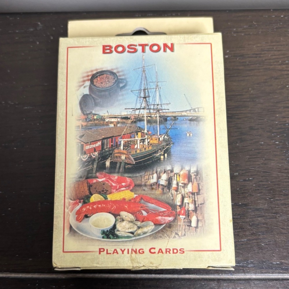 Vintage | Boston Playing Cards | John Hinde Original | Full Souvenir Deck